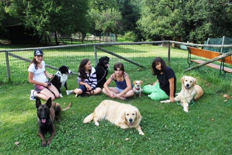 fattoria-didattica-gruppo-bambini-con-cani